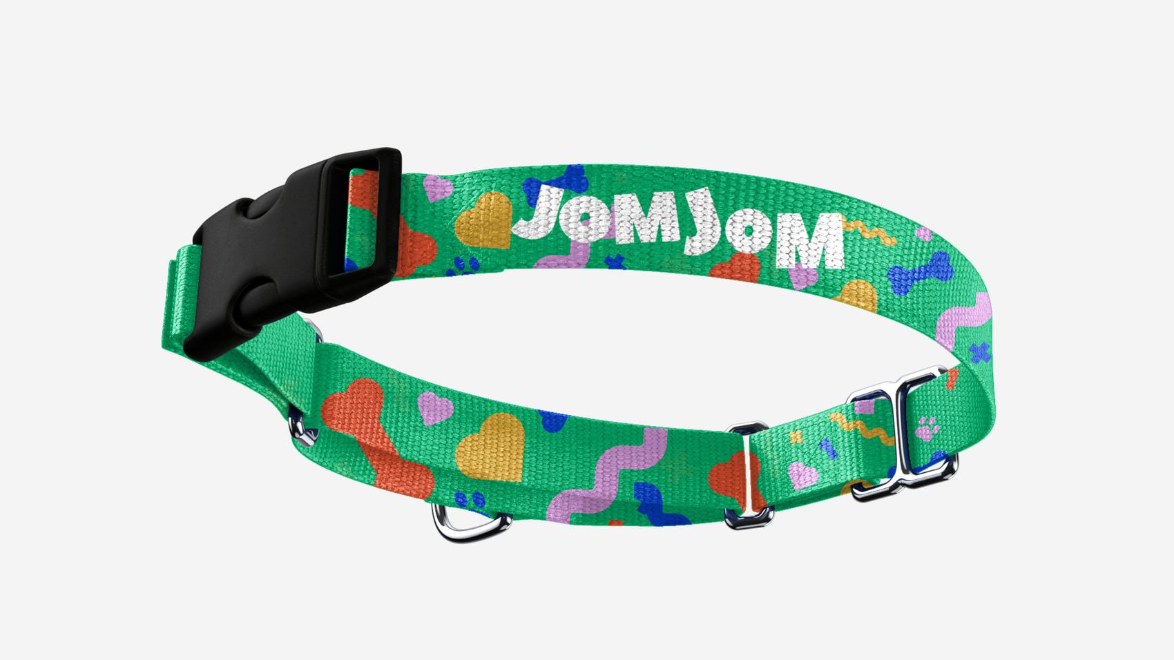 Collar in the brand pattern